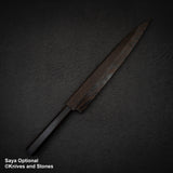 Hatsukokoro FAXR2 粉末鋼柳葉刀 270mm 鏡面拋光黑檀木