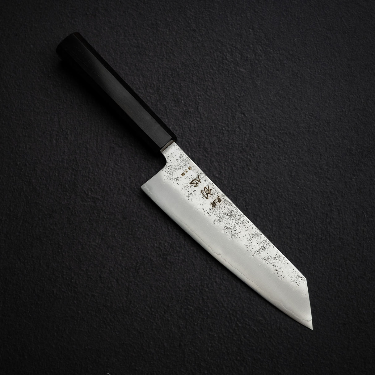 Hatsukokoro Ginrei Ginsan Bunka 175mm Nashiji Ebony