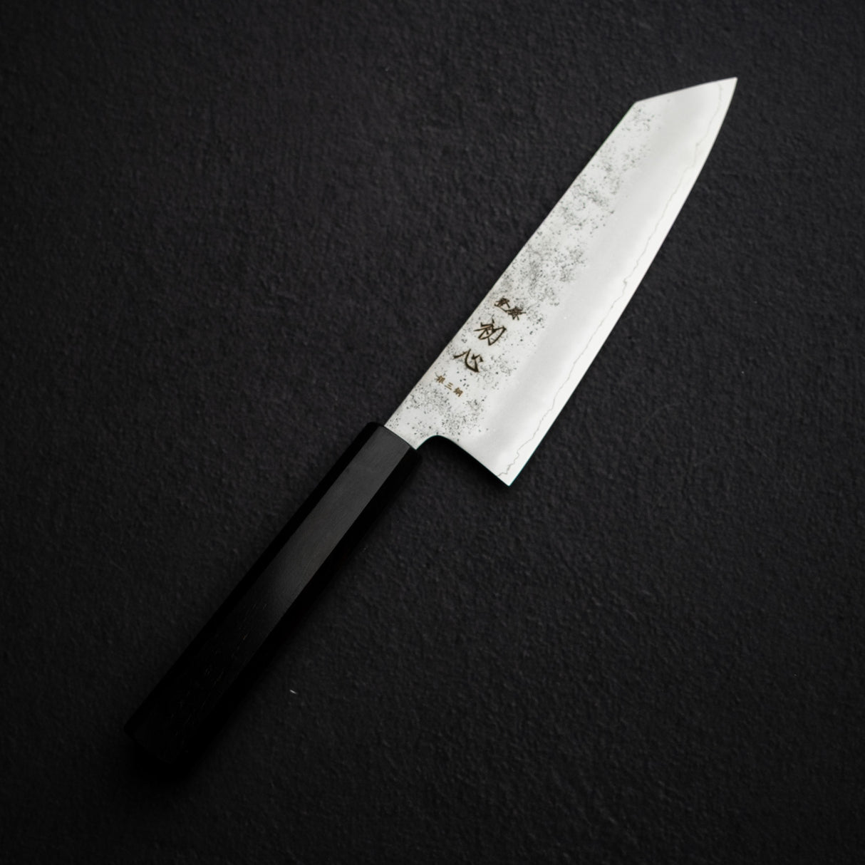 Hatsukokoro Ginrei Ginsan Bunka 175mm Nashiji Ebony