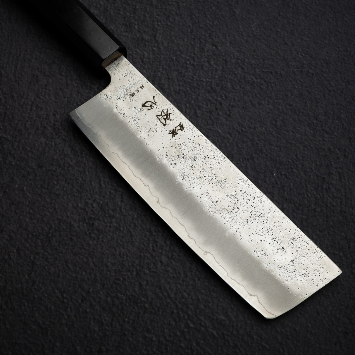 Hatsukokoro Ginrei Ginsan Nakiri 165mm Nashiji Ebony