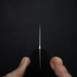 Hatsukokoro Ginrei Ginsan Santoku 175mm Nashiji Ebony