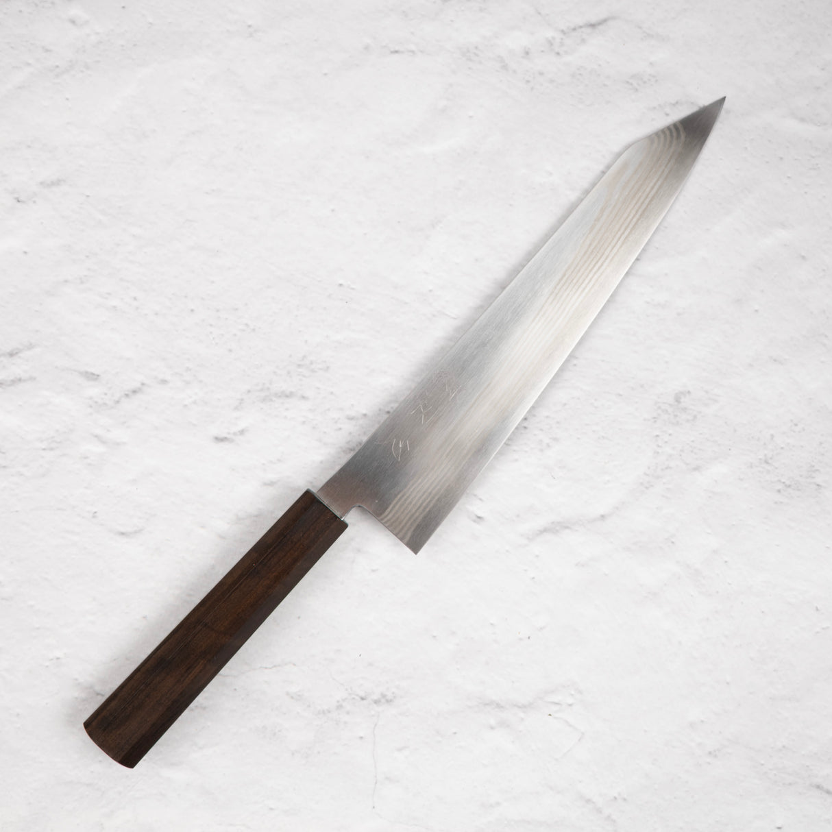 Hatsukokoro Ginso Ginsan Nickel Damascus K-tip Gyuto 240mm