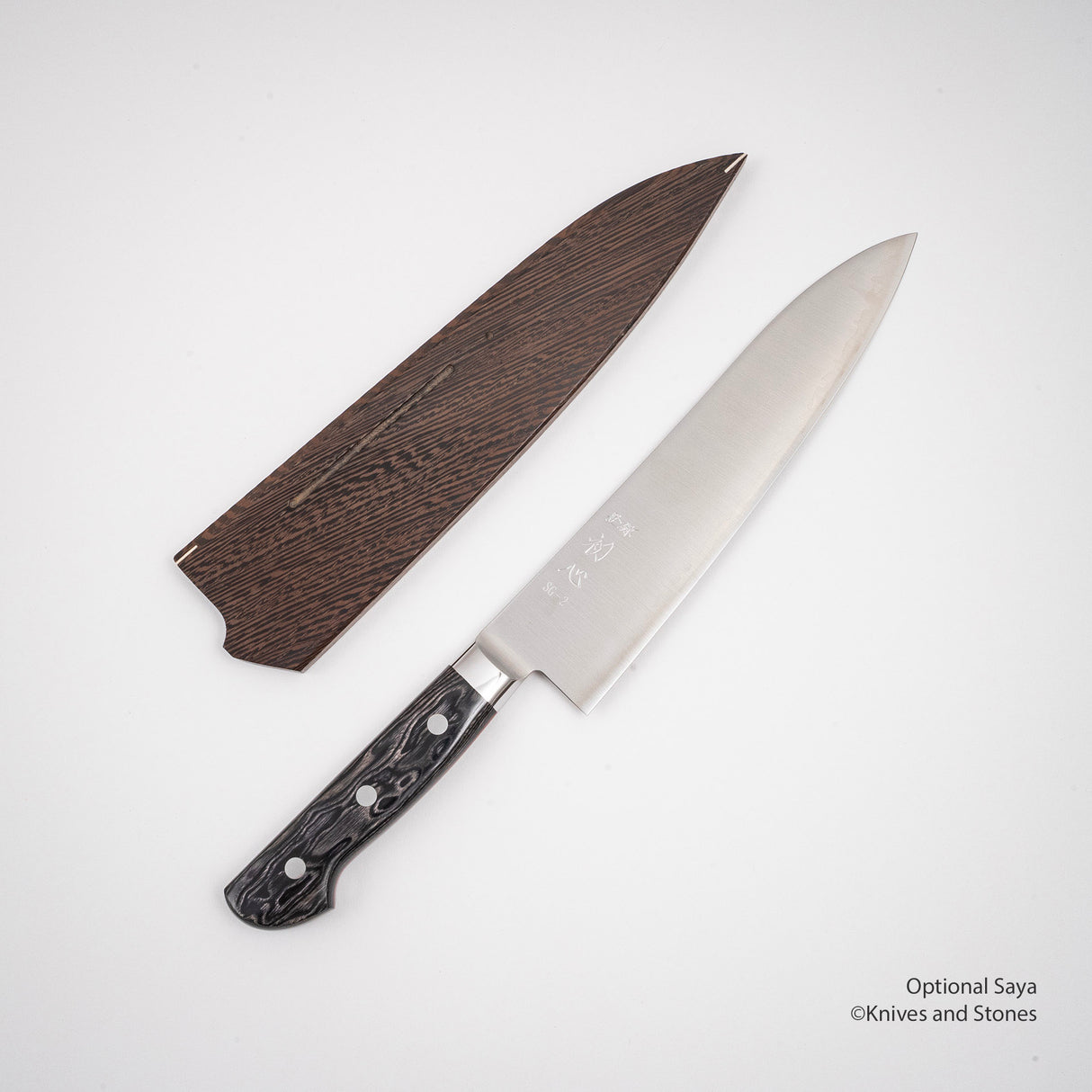 Hatsukokoro Hayabusa SG2 Gyuto 210mm 米卡塔西式手柄