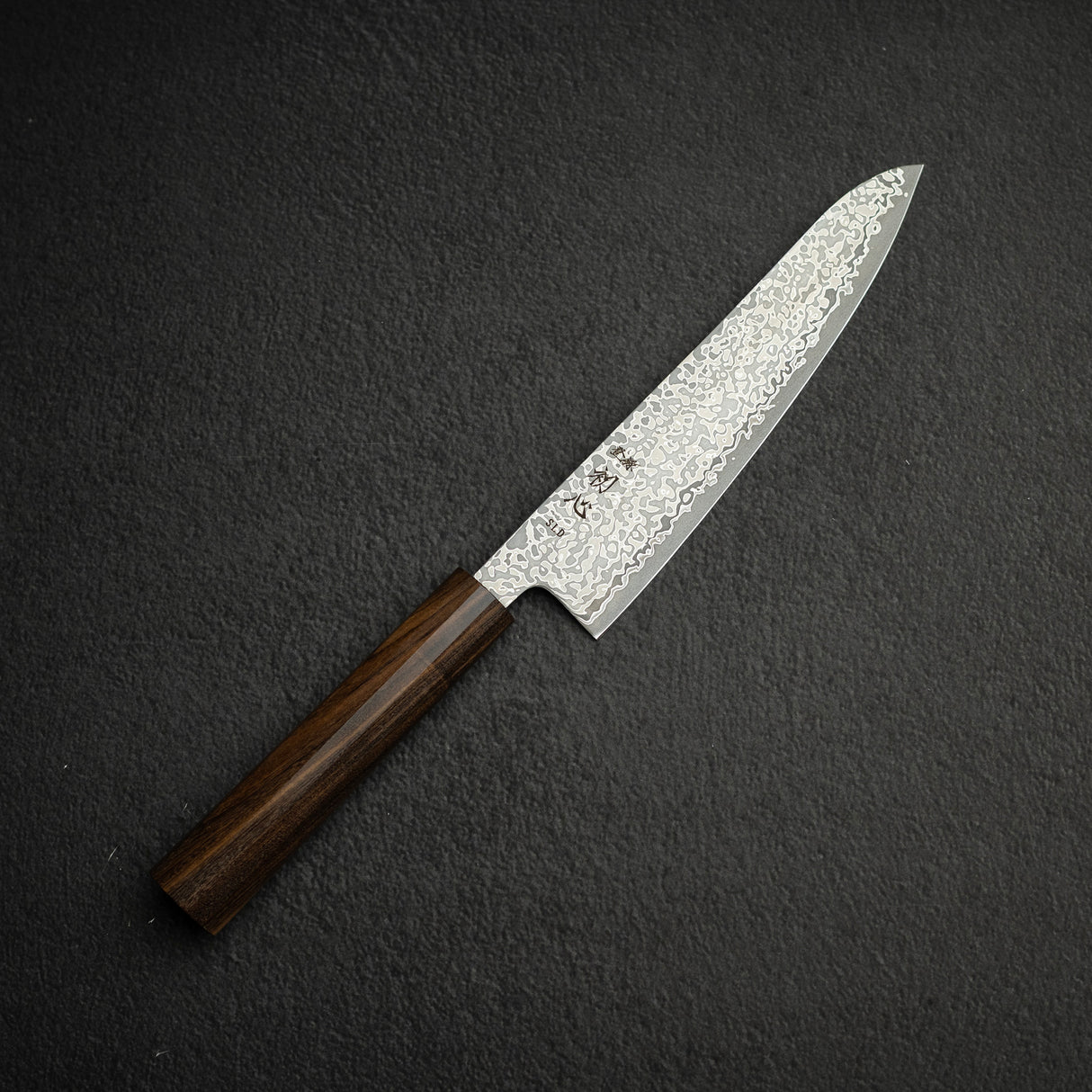 Hatsukokoro Hikari SLD Damascus Gyuto 195mm Black Chacate