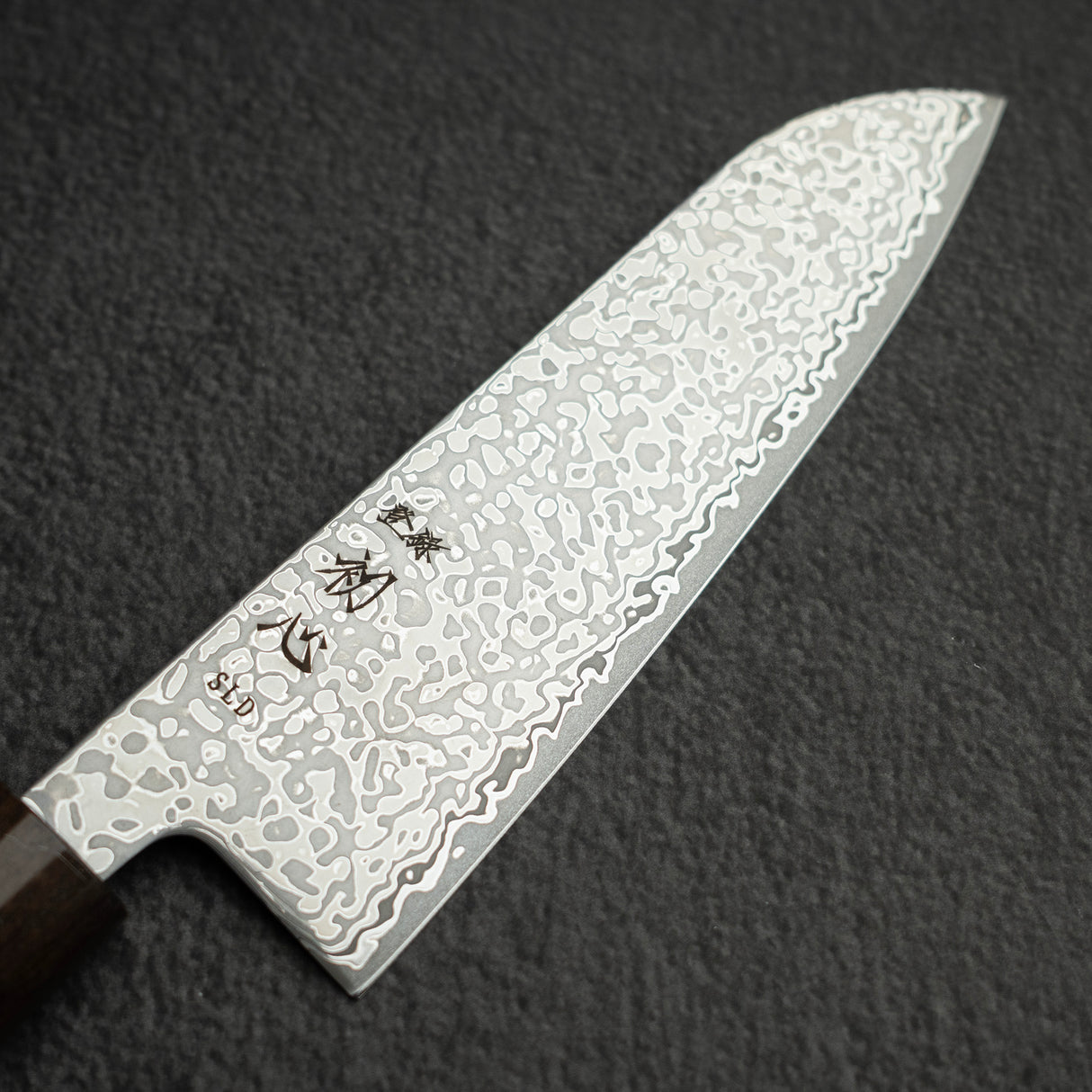 Hatsukokoro Hikari SLD Damascus Santoku 170mm