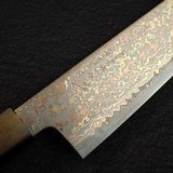 Hatsukokoro Hinotori V-Toku 2 Gyuto 210mm Rainbow Damascus Finish