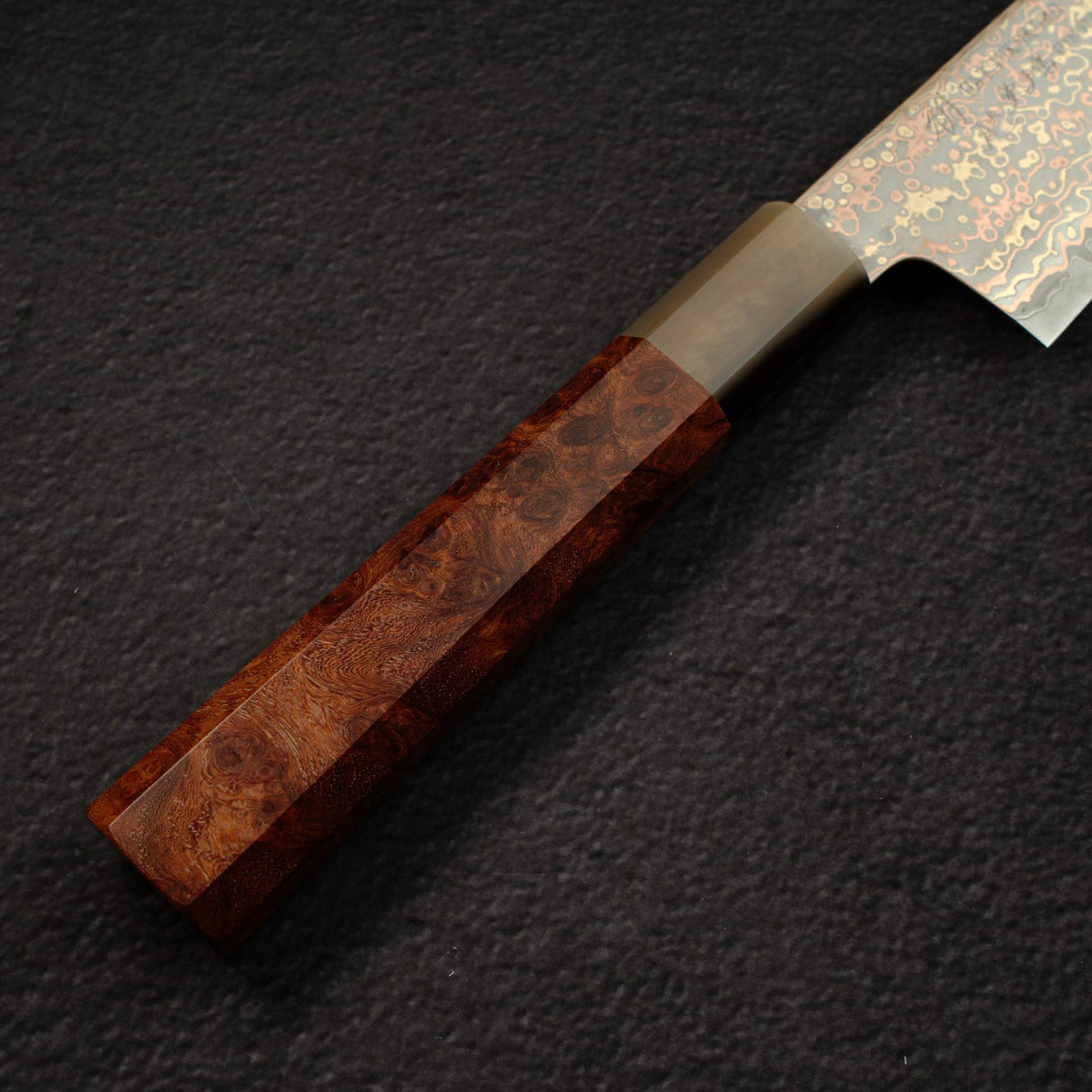Hatsukokoro Hinotori V-Toku 2 Gyuto 210mm Rainbow Damascus Finish