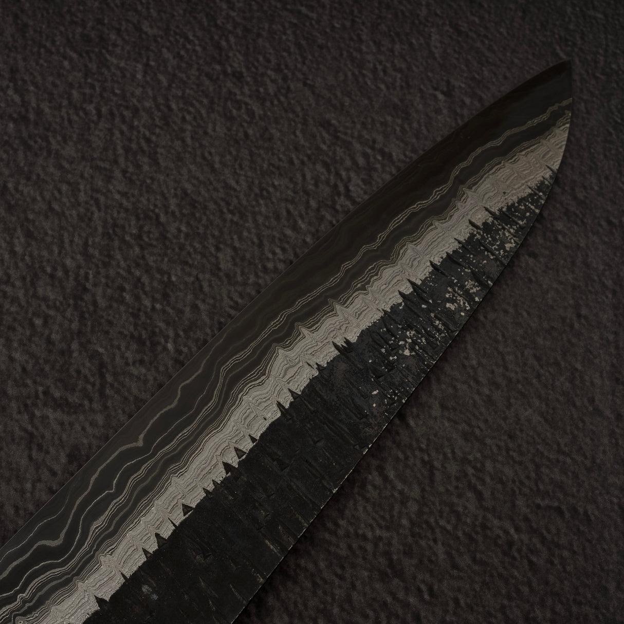 Hatsukokoro Itadaki Blue2 &amp; White2 雙核大馬士革 Tsushime Gyuto 240mm