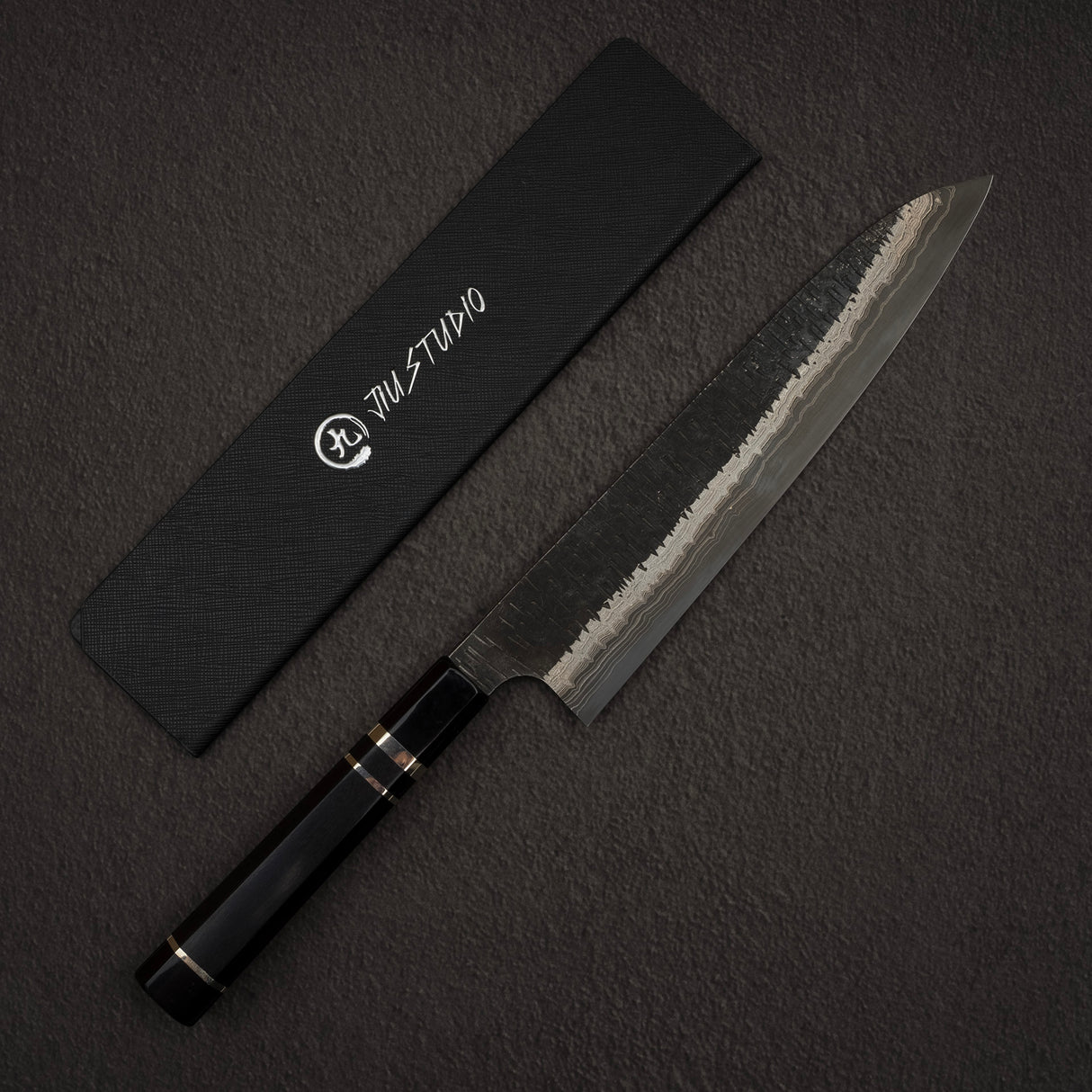Hatsukokoro Itadaki Blue2 &amp; White2 雙核大馬士革 Tsushime Gyuto 240mm