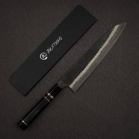 Hatsukokoro Itadaki Blue2 &amp; White2 雙核大馬士革 Tsushime Gyuto 240mm