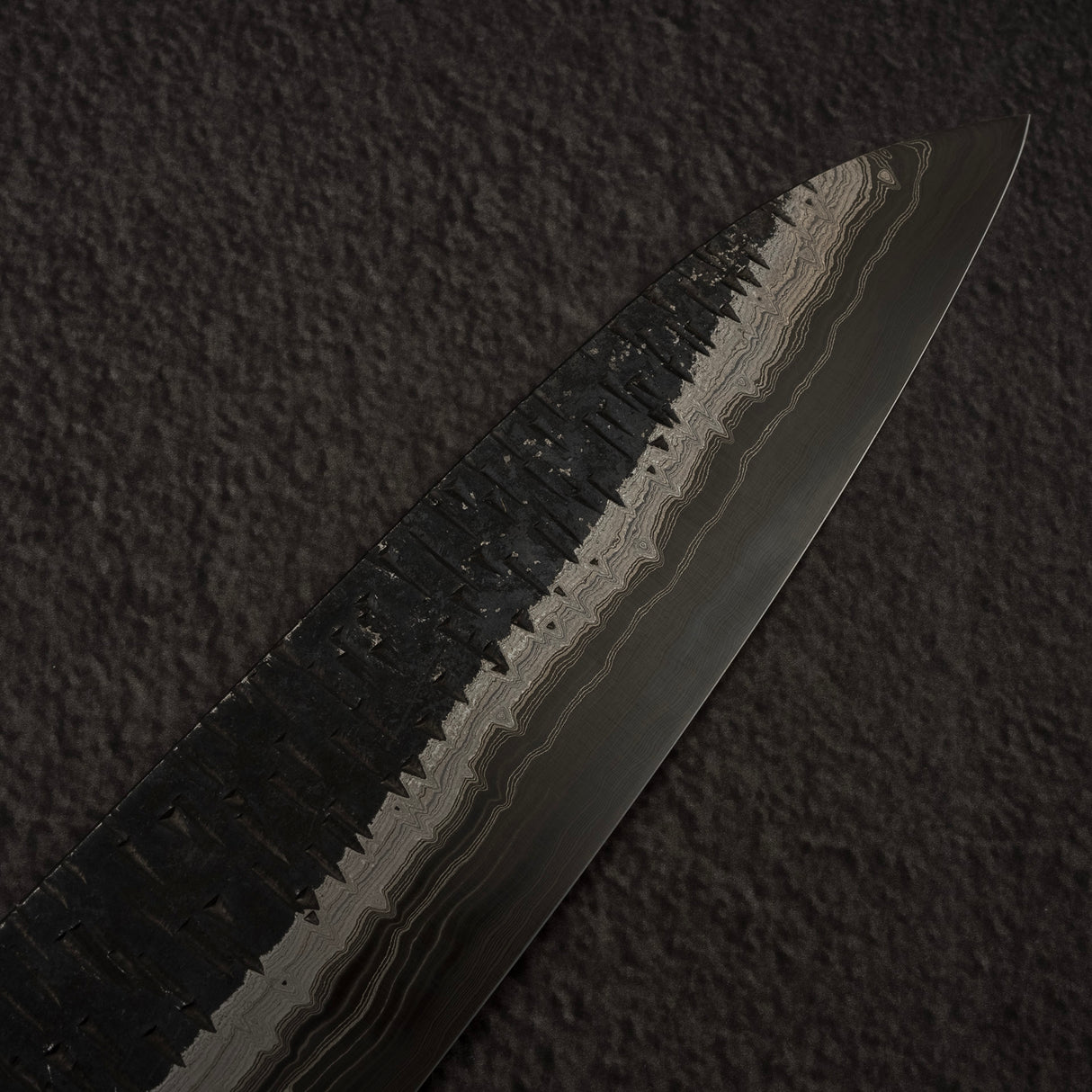 Hatsukokoro Itadaki Blue2 &amp; White2 雙核大馬士革 Tsushime Gyuto 240mm