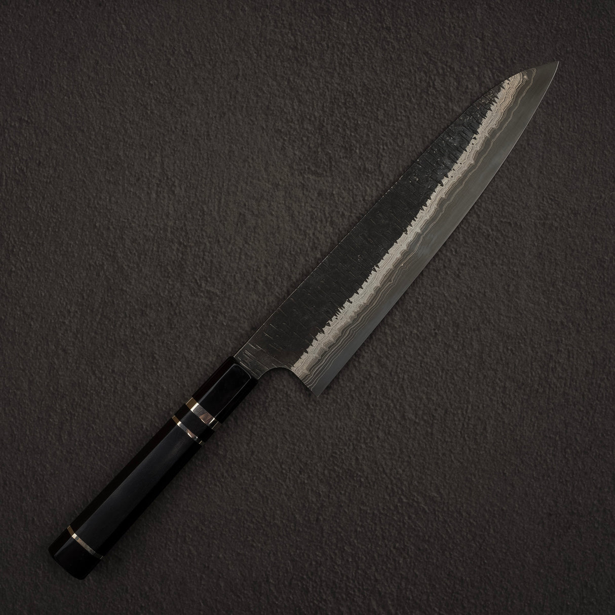 Hatsukokoro Itadaki Blue2 &amp; White2 雙核大馬士革 Tsushime Gyuto 240mm