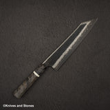 Hatsukokoro Itadaki Blue2 &amp; White2 雙核大馬士革Tcushime K-tip Gyuto 240毫米樺木手柄