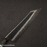 Hatsukokoro Itadaki Blue2 &amp; White2 雙核大馬士革Tcushime K-tip Gyuto 240毫米樺木手柄