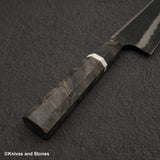 Hatsukokoro Itadaki Blue2 &amp; White2 雙核大馬士革Tcushime K-tip Gyuto 240毫米樺木手柄