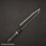 Hatsukokoro Itadaki Blue2 &amp; White2 雙核大馬士革Tcushime K-tip Gyuto 240毫米樺木手柄