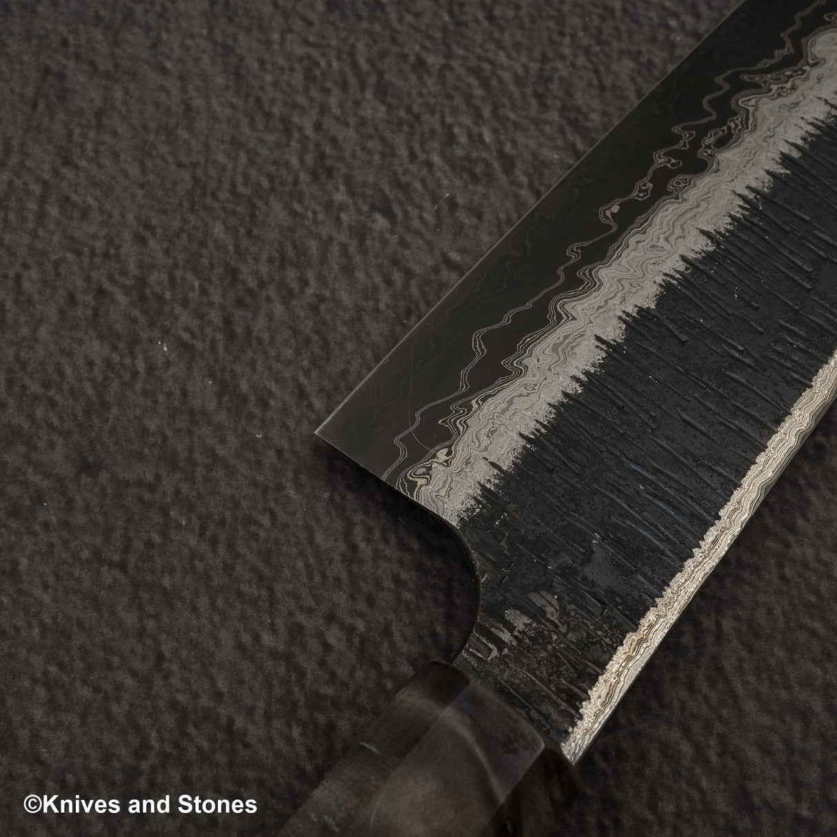 Hatsukokoro Itadaki Blue2 &amp; White2 雙核大馬士革Tcushime K-tip Gyuto 240毫米樺木手柄