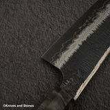 Hatsukokoro Itadaki Blue2 &amp; White2 雙核大馬士革Tcushime K-tip Gyuto 240毫米樺木手柄