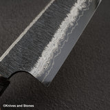 Hatsukokoro Itadaki Blue2 &amp; White2 雙核大馬士革Tcushime K-tip Gyuto 240毫米樺木手柄
