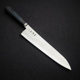 初心 海神 青鋼二號 牛刀 240mm 鏡面 捲紋 楓木