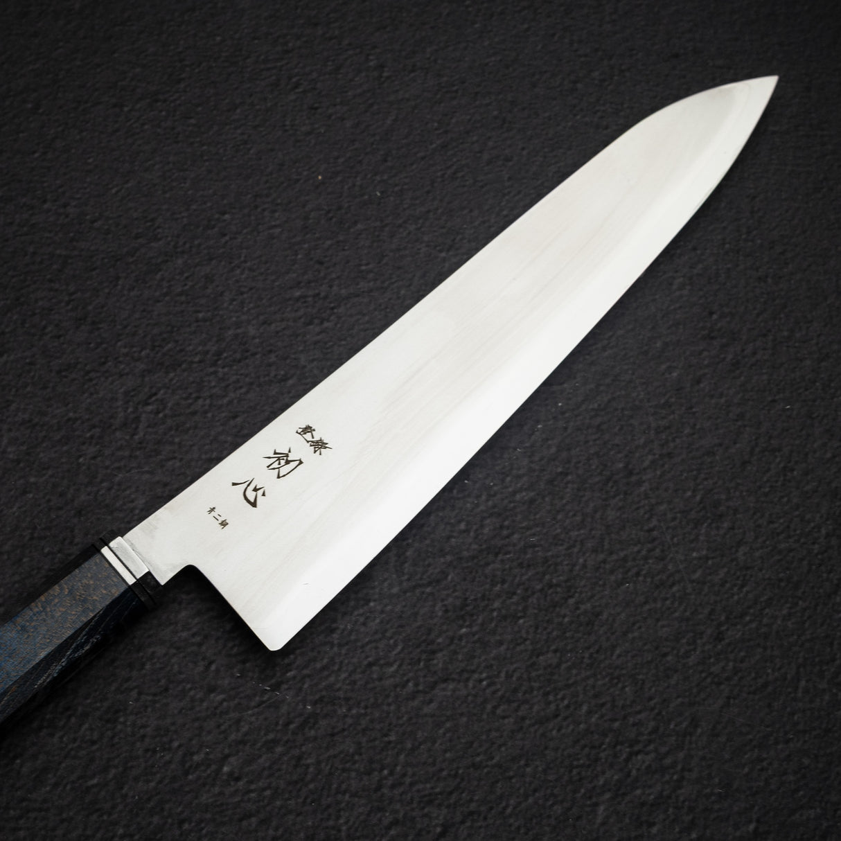 初心 海神 青鋼二號 牛刀 240mm 鏡面 捲紋 楓木