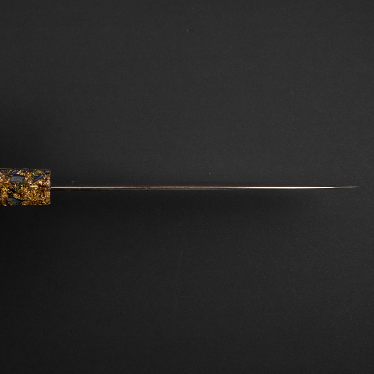 Hatsukokoro Kujaku V-Toku-2 Petty 150mm Rainbow Damascus Finish Green