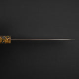 Hatsukokoro Kujaku V-Toku-2 Petty 150mm Rainbow Damascus Finish Green