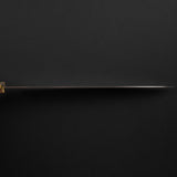 Hatsukokoro Kujaku V-Toku-2 Sujihiki 270mm Rainbow Damascus Finish Green