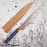 Hatsukokoro Kujaku V-Toku-2 Sujihiki 270mm Rainbow Damascus Finish