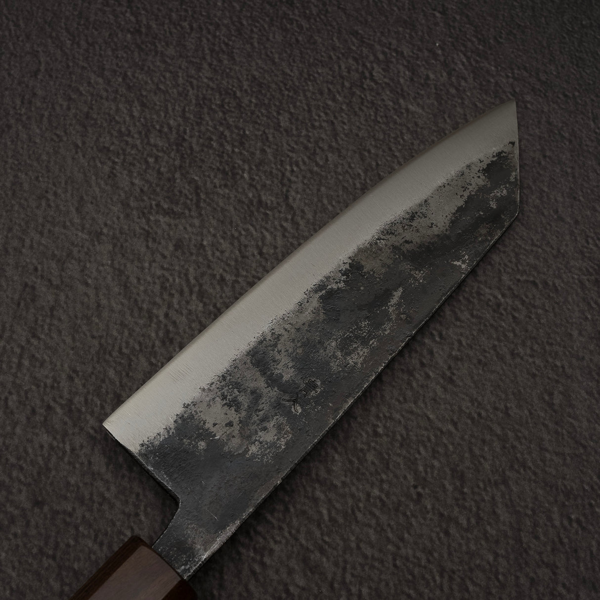 Hatsukokoro Kurogane Blue 2 Kurouchi Bunka 165mm Black Chacate