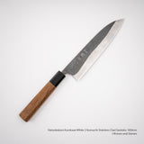 Hatsukokoro 黑風 白 2 黑內不鏽鋼包覆三德 180mm