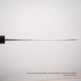 Hatsukokoro 黑風 白 2 黑內不鏽鋼包覆三德 180mm