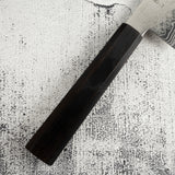 Hatsukokoro Ryuhyo SG2 Damascus Bunka 180mm Ebony Handle