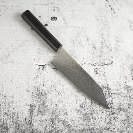 初心 Ryuhyo SG2 大馬士革文化刀 180mm 黑檀握柄