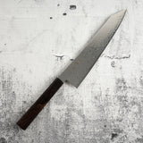 Hatsukokoro Ryuhyo SG2 Damascus K tip Gyuto 240mm ebony handle