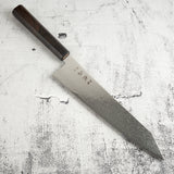 Hatsukokoro Ryuhyo SG2 Damascus K tip Gyuto 240mm ebony handle