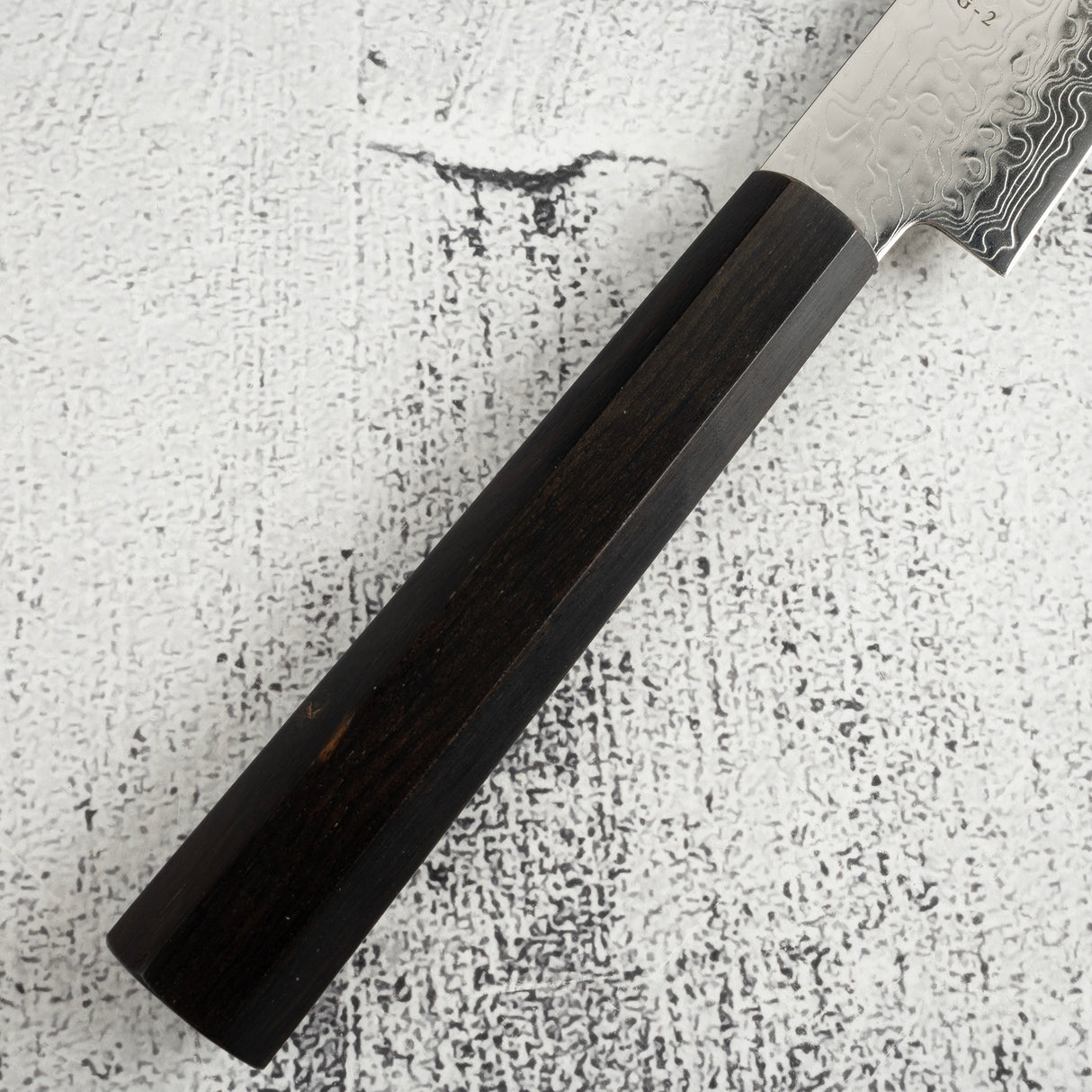 Hatsukokoro Ryuhyo SG2 Damascus Petty 150mm Ebony Handle