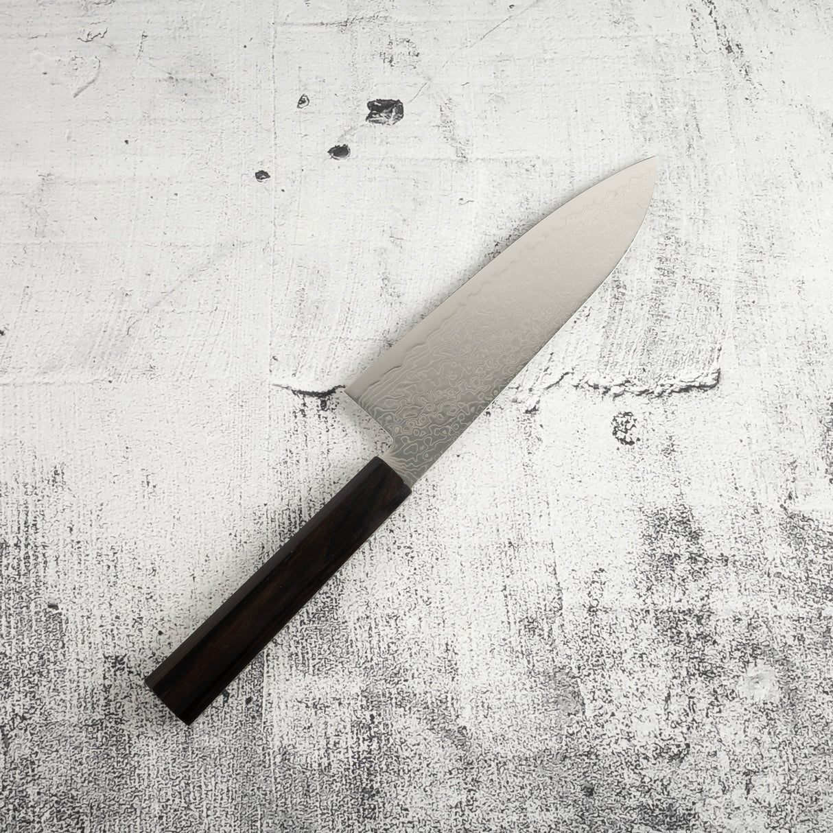 Hatsukokoro Ryuhyo SG2 Damascus Santoku 180mm