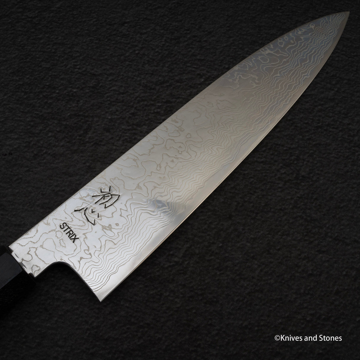 Hatsukokoro STRIX Damascus Gyuto 210mm Ebony Handle