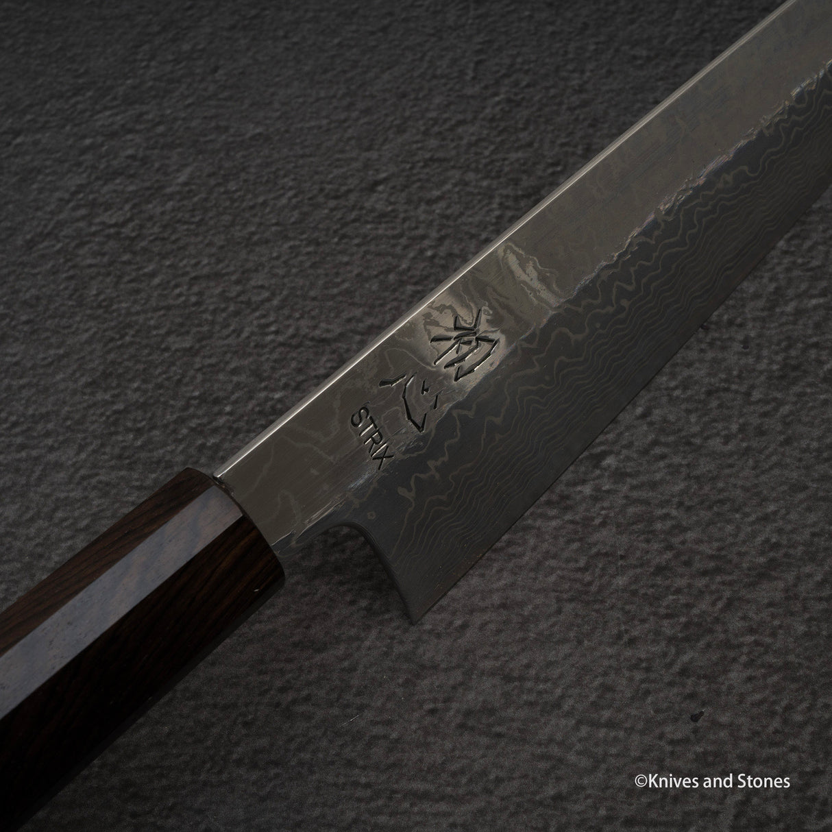 Hatsukokoro STRIX K-Tip 大馬士革牛刀 210mm 烏木手柄