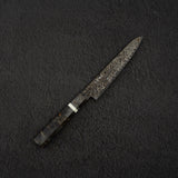 Hatsukokoro Saihyo SG2 Kurozome Black Damascus Petty 150mm Birch Handle