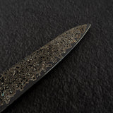 Hatsukokoro Saihyo SG2 Kurozome Black Damascus Petty 150mm Birch Handle