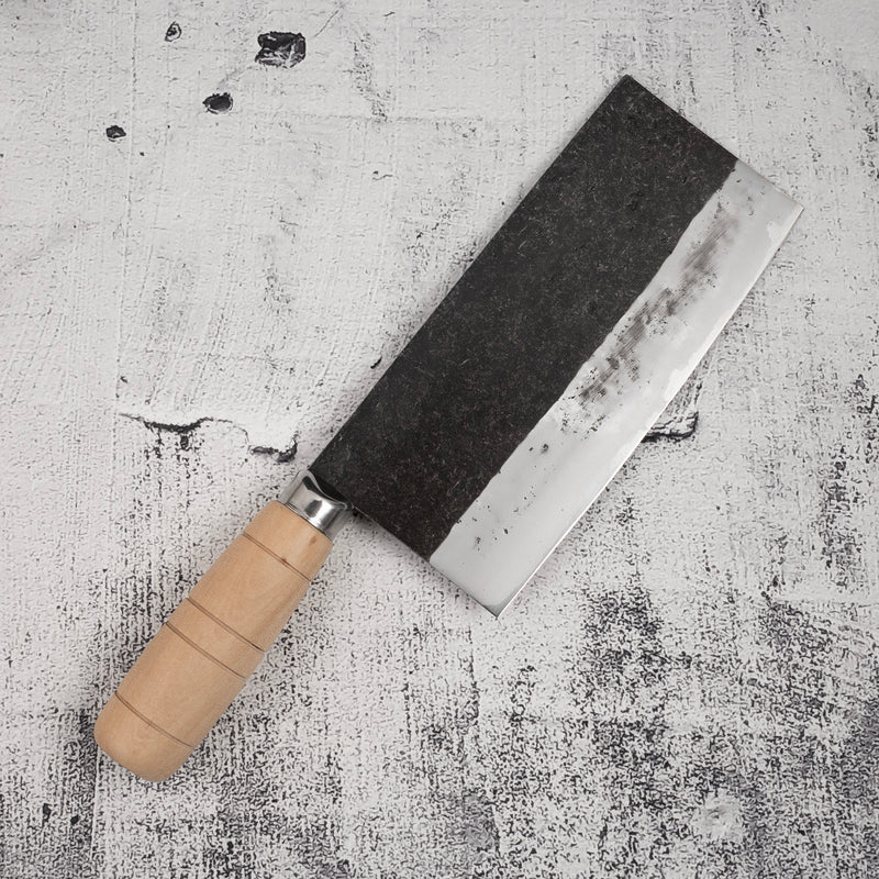 Hatsukokoro Sentan Blue 2 Stainless Clad Chinese Cleaver 170mm