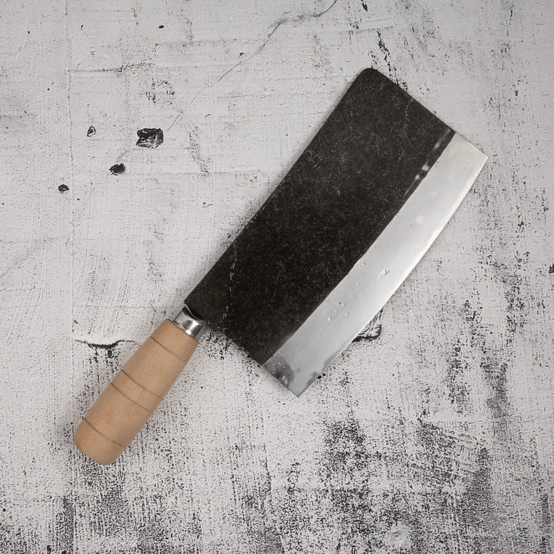 Hatsukokoro Sentan Blue 2 Stainless Clad Chinese Cleaver 190mm Heavy