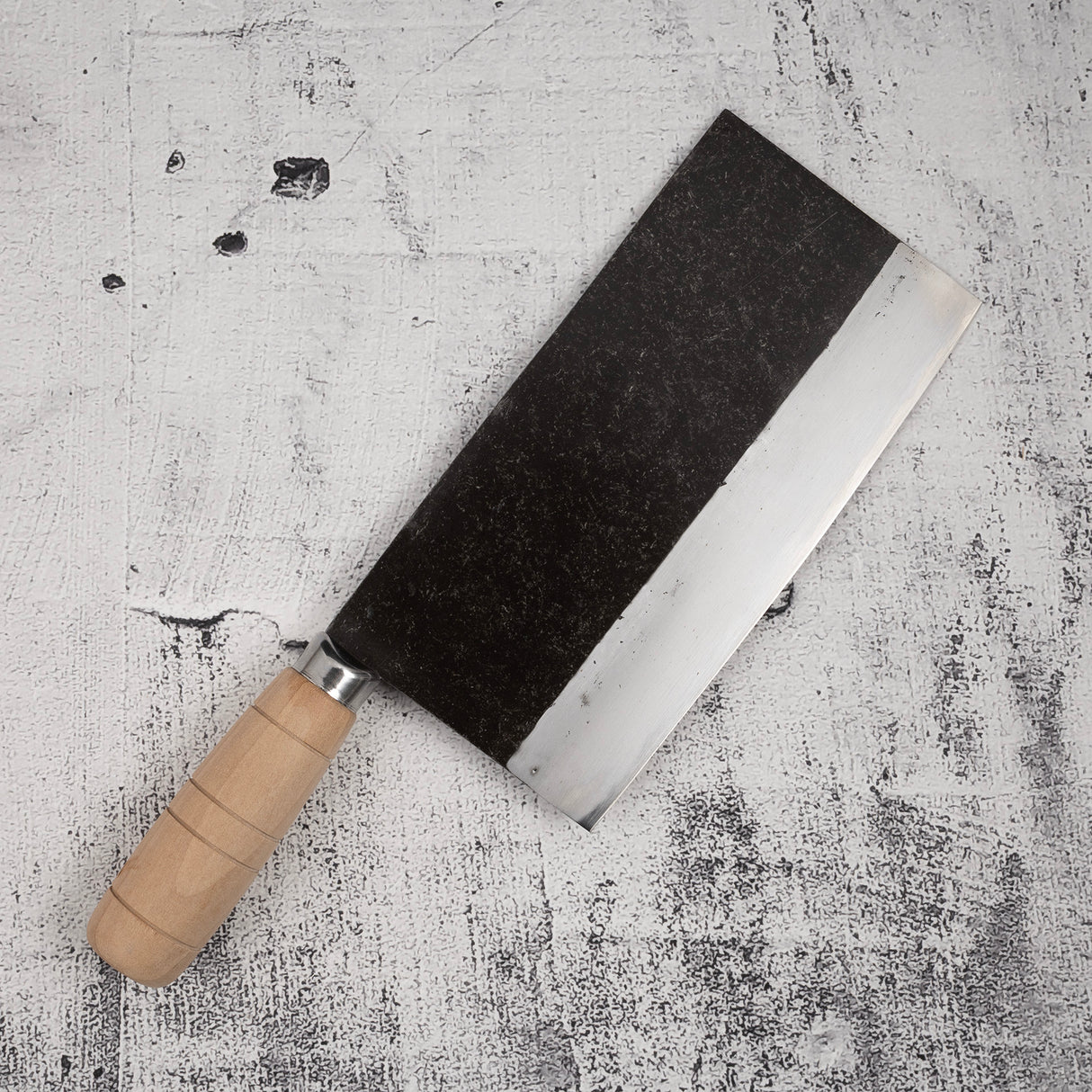 Hatsukokoro Sentan White 2 不鏽鋼包覆中國菜刀 175mm