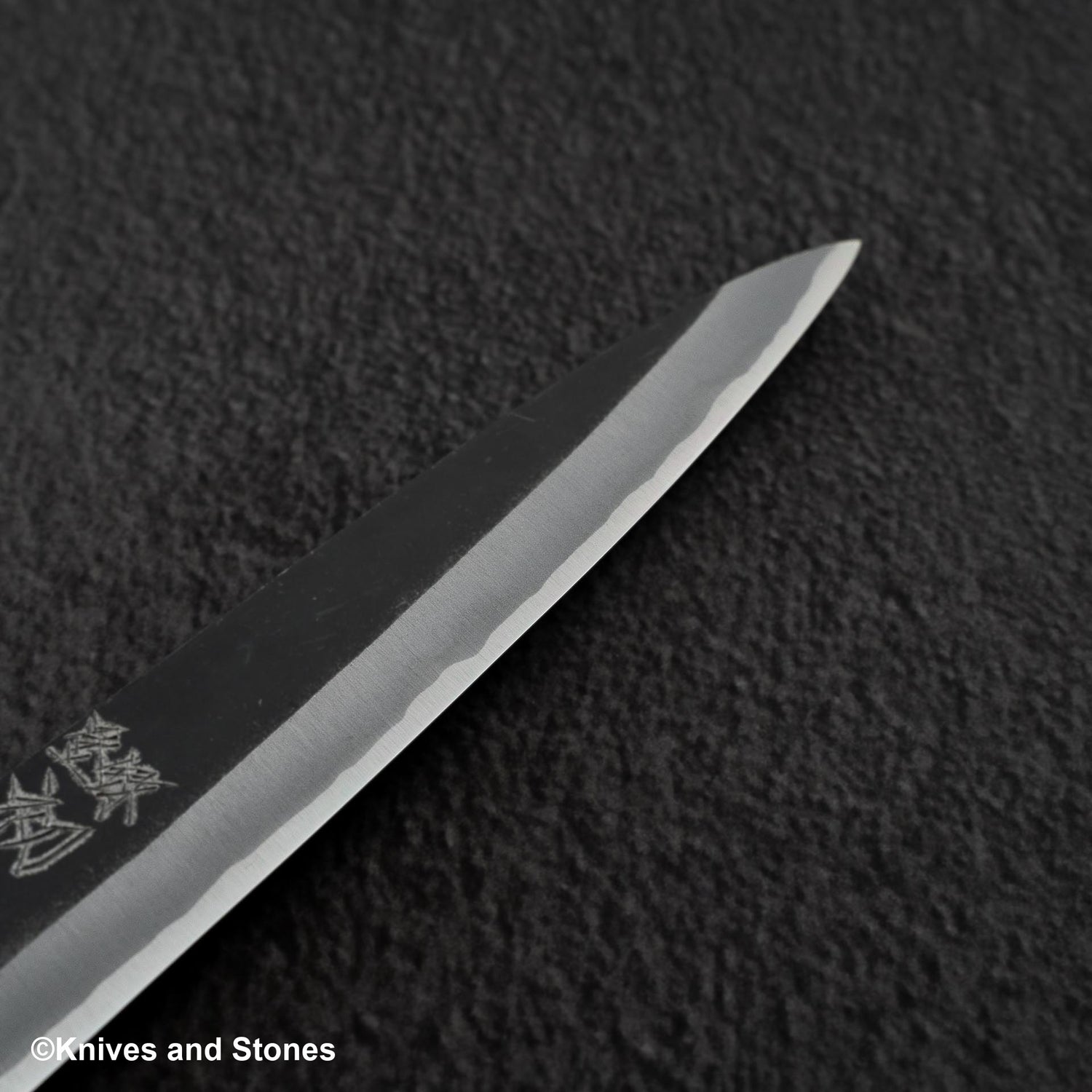 Hatsukokoro Aosagi Blue 2 Kurouchi Petty 150mm Black Chacate