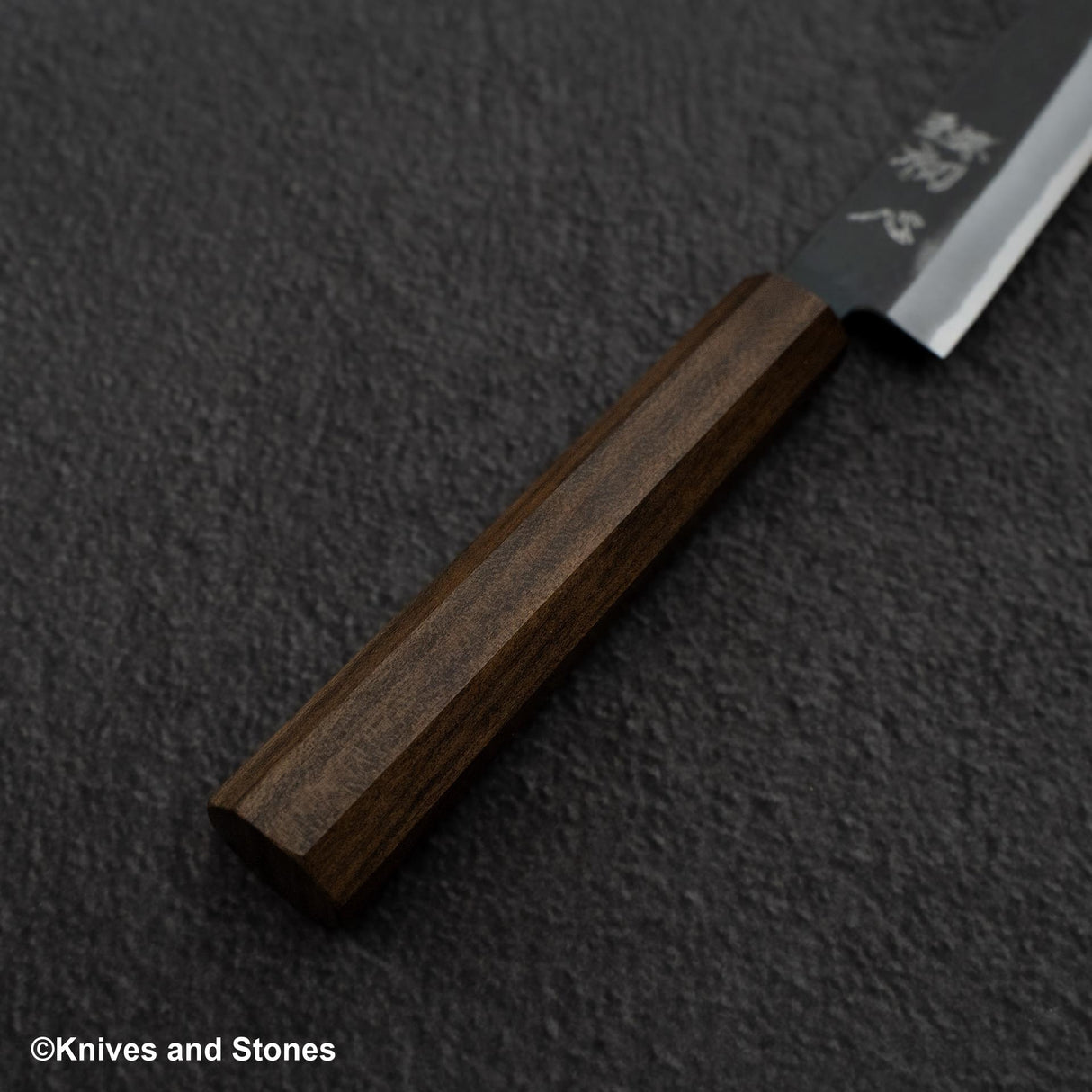 Hatsukokoro Aosagi Blue 2 Kurouchi Petty 150mm Black Chacate