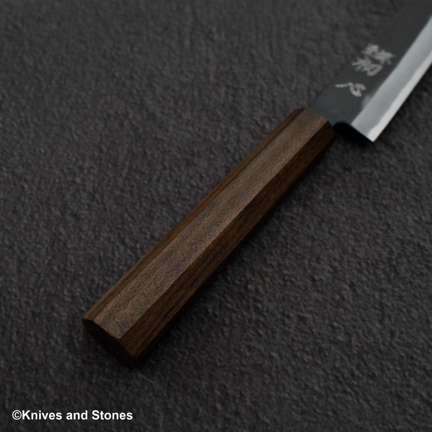 Hatsukokoro Aosagi Blue 2 Kurouchi Petty 150mm Black Chacate