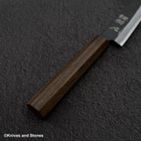 Hatsukokoro Aosagi Blue 2 Kurouchi Petty 150mm Black Chacate