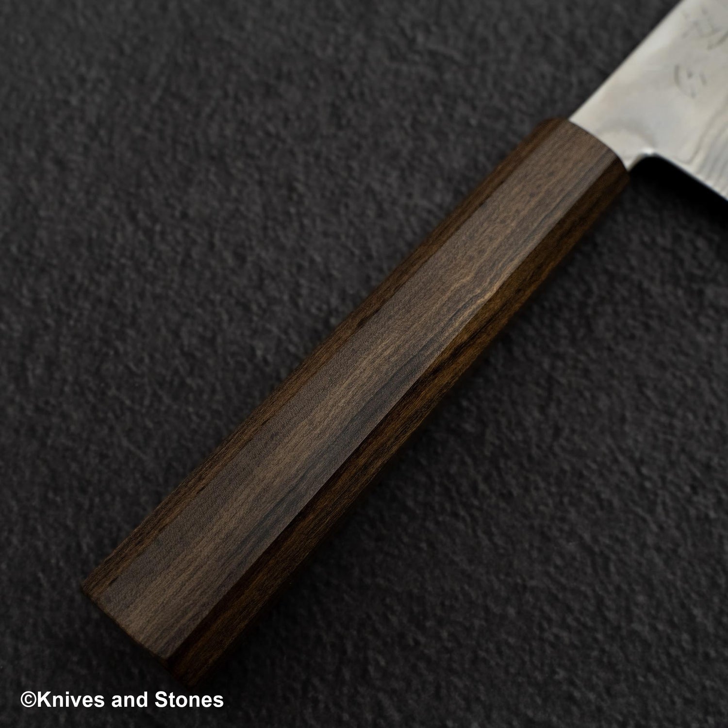 Hatsukokoro Ginso Ginsan 鎳大馬士革文化 180mm 黑色 Chacate